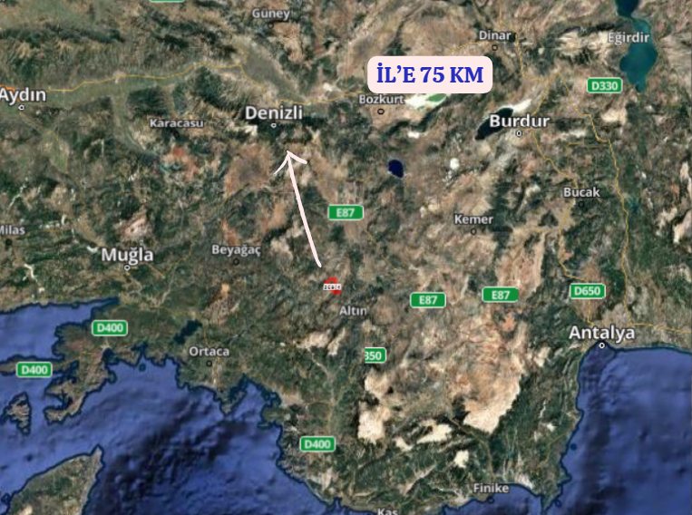 DENİZLİ ÇAMELİ BELEVİ  KÖYÜNDE 5.283  M² TARLA  SATILIKTIR - DENİZLİ ÇAMELİ fotoğraf 7
